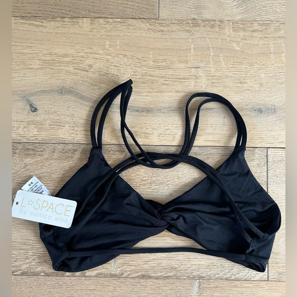 L*space Hartley Bikini Top - Black - D cup size - New with tags! - Picture 3 of 4